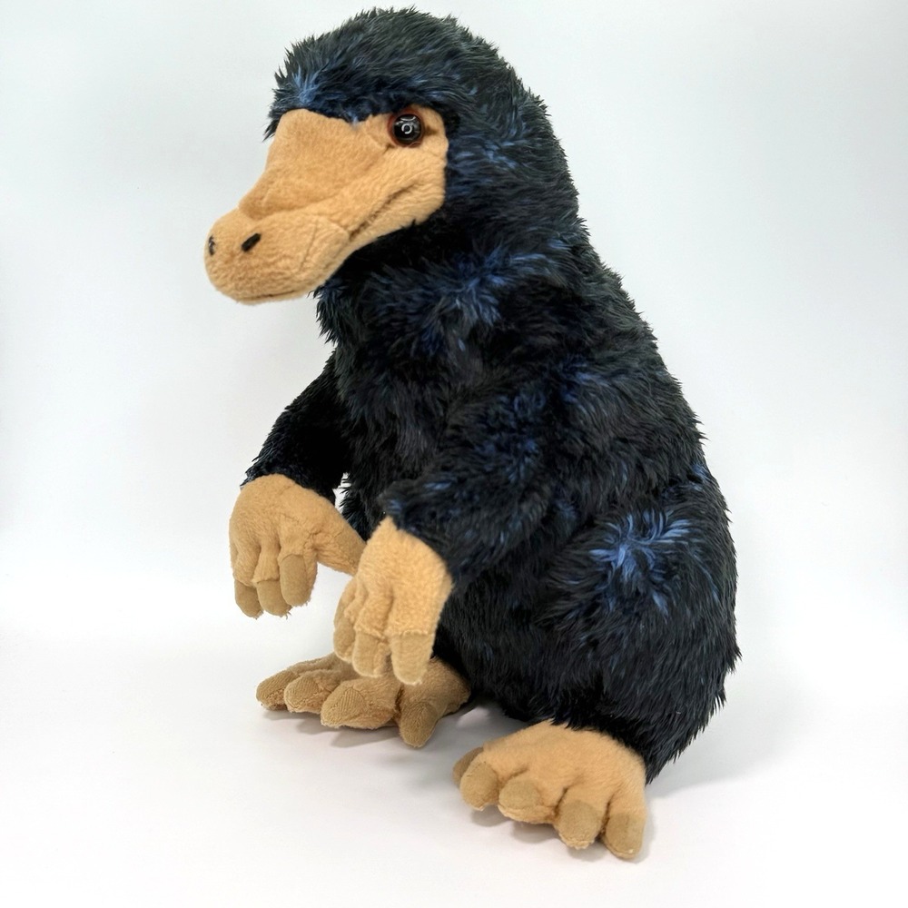 RARE Niffler Plush Fantastic Beasts Harry Potter Stuffed Animal Black 10" Toy